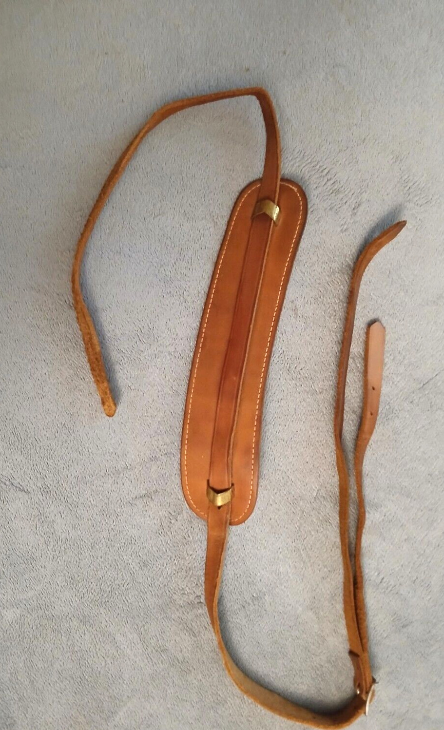 Retro Leather Guitar Strap Fender 50s 60s Style