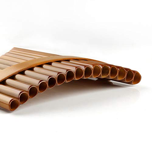 15 Pipe Brown Pan Flute - G Key