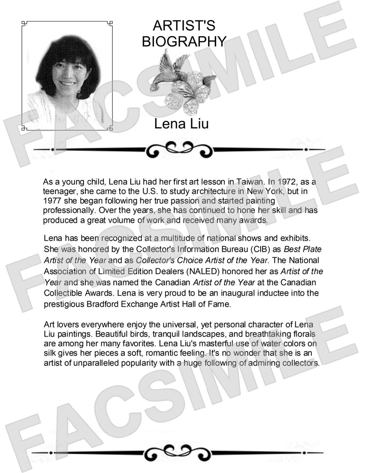 Exclusive LENA LIU "VIOLIN CONCERTO" Limited Edition Print