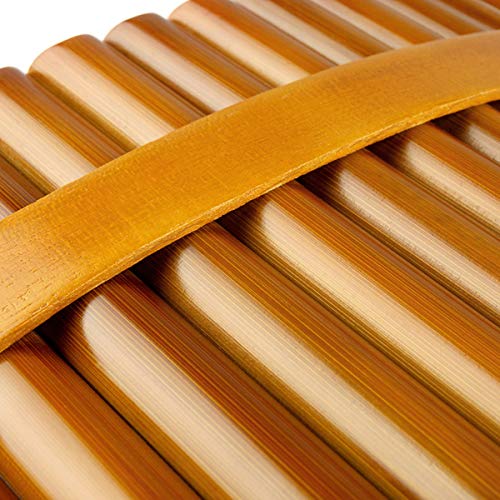 15 Pipe Brown Pan Flute - G Key