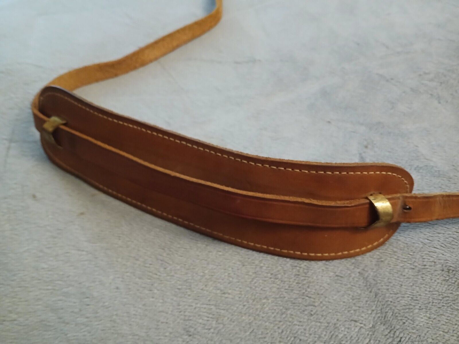 Retro Leather Guitar Strap Fender 50s 60s Style