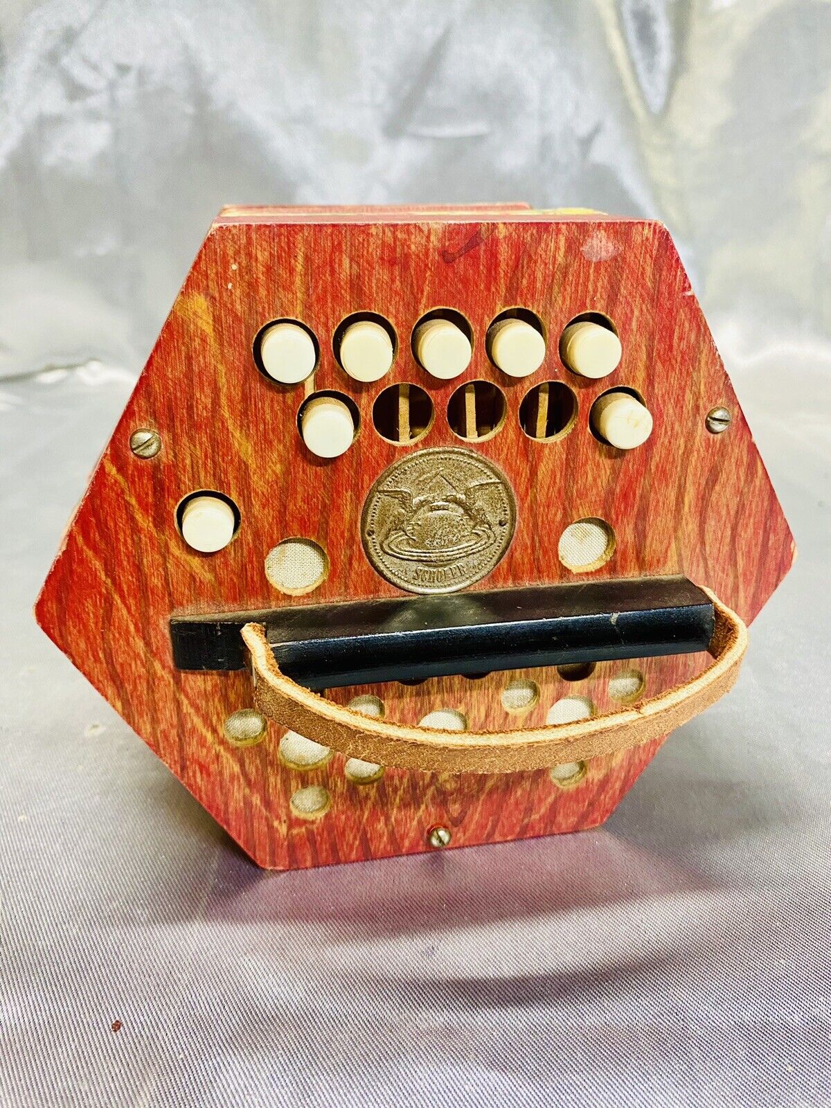 1940s SCHOLAR Button Concertina Accordian WWII Germany VIP