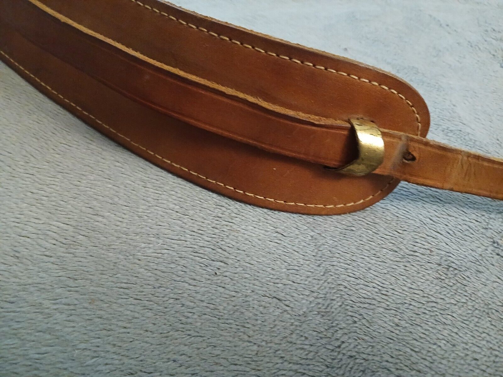 Retro Leather Guitar Strap Fender 50s 60s Style