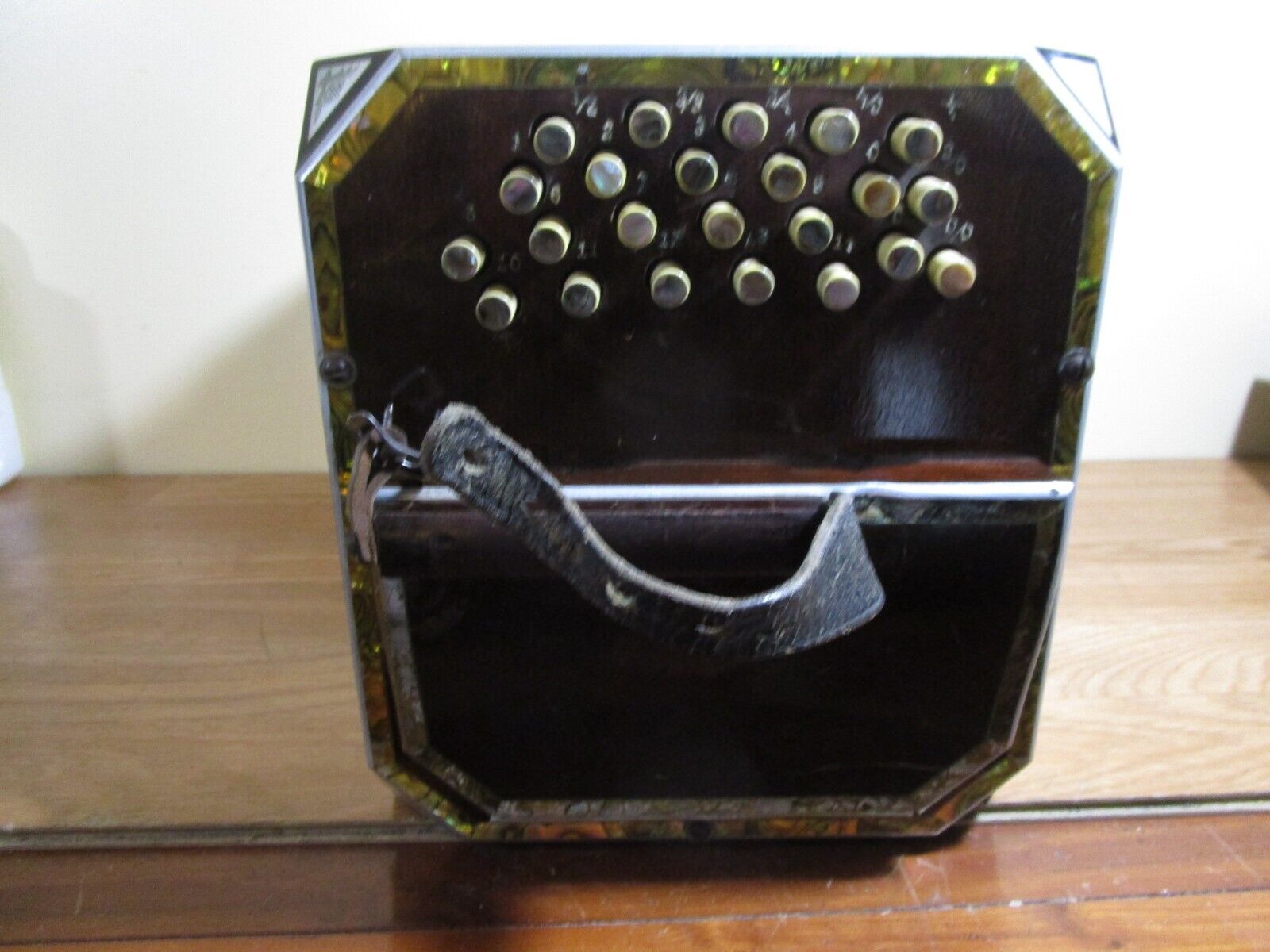 Georgi Vitak Antique Pearl Queen Button Accordion Case