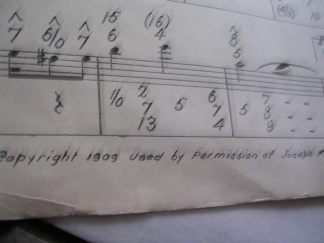 Vintage "On Wisconsin" College Songs Sheet Music Concertina