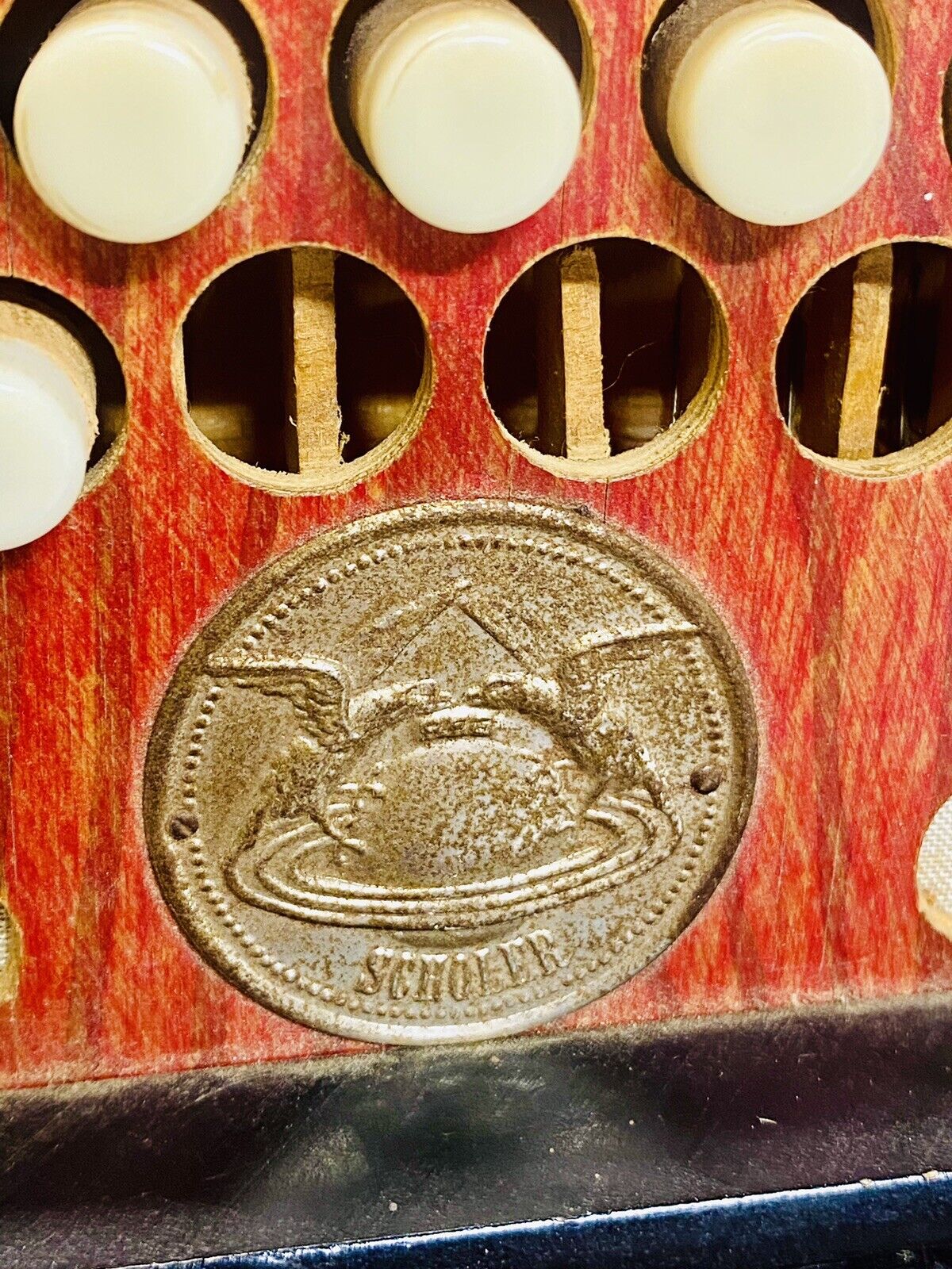 1940s SCHOLAR Button Concertina Accordian WWII Germany VIP