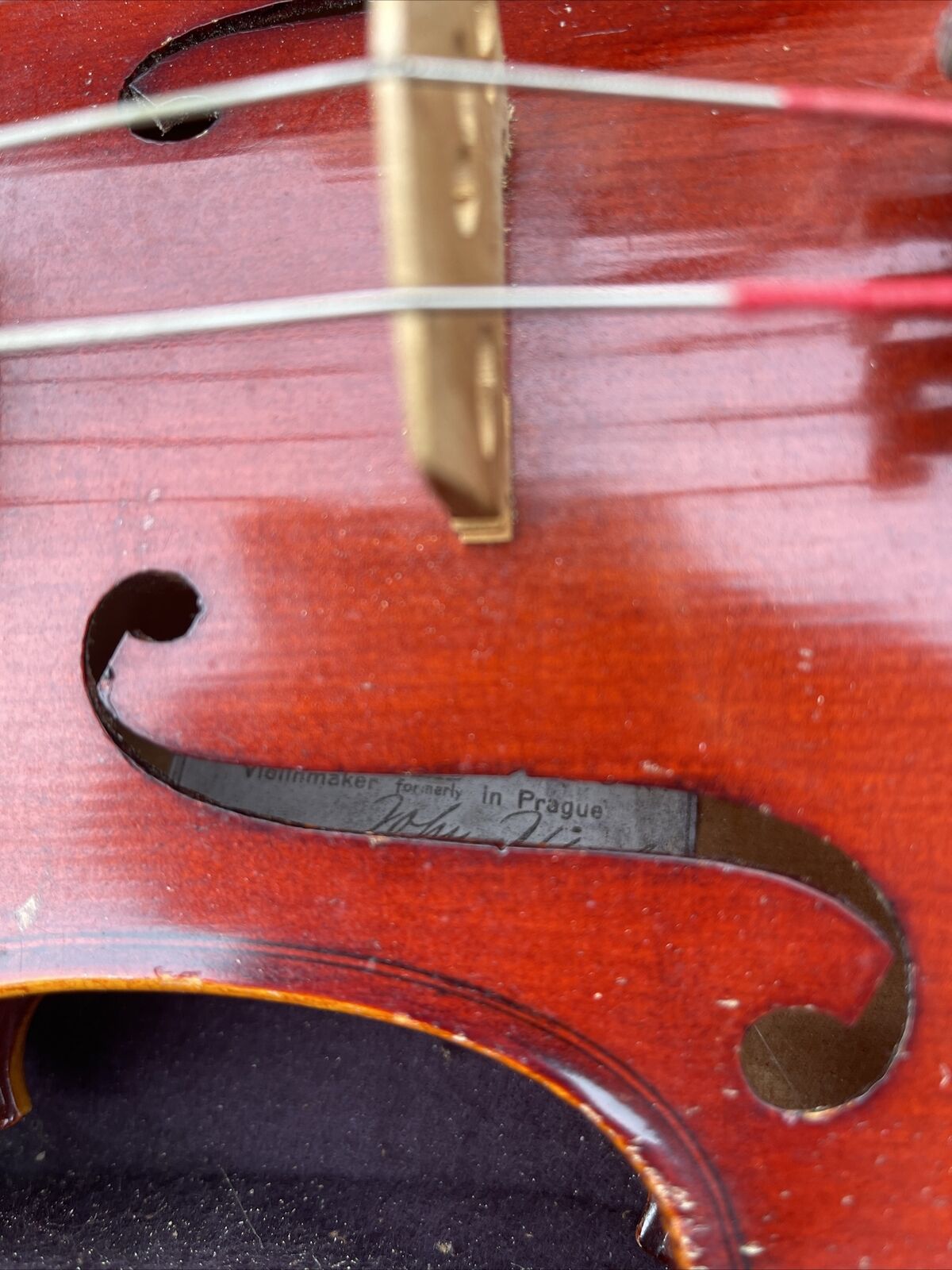 Rare John Juzek Prague Violin 4/4 VIP Collector's Item