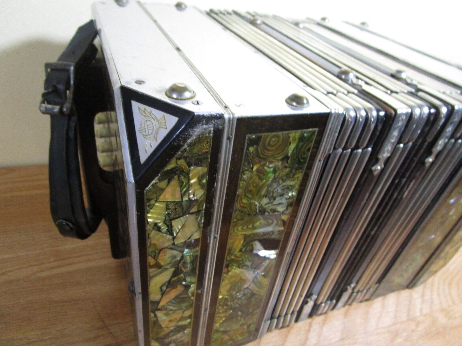 Georgi Vitak Antique Pearl Queen Button Accordion Case