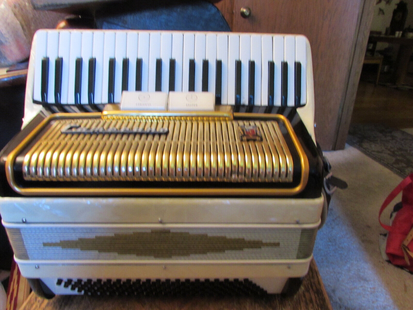 Accordion Camerano 120 Bass 3/4 Reeds 16" KB/LM