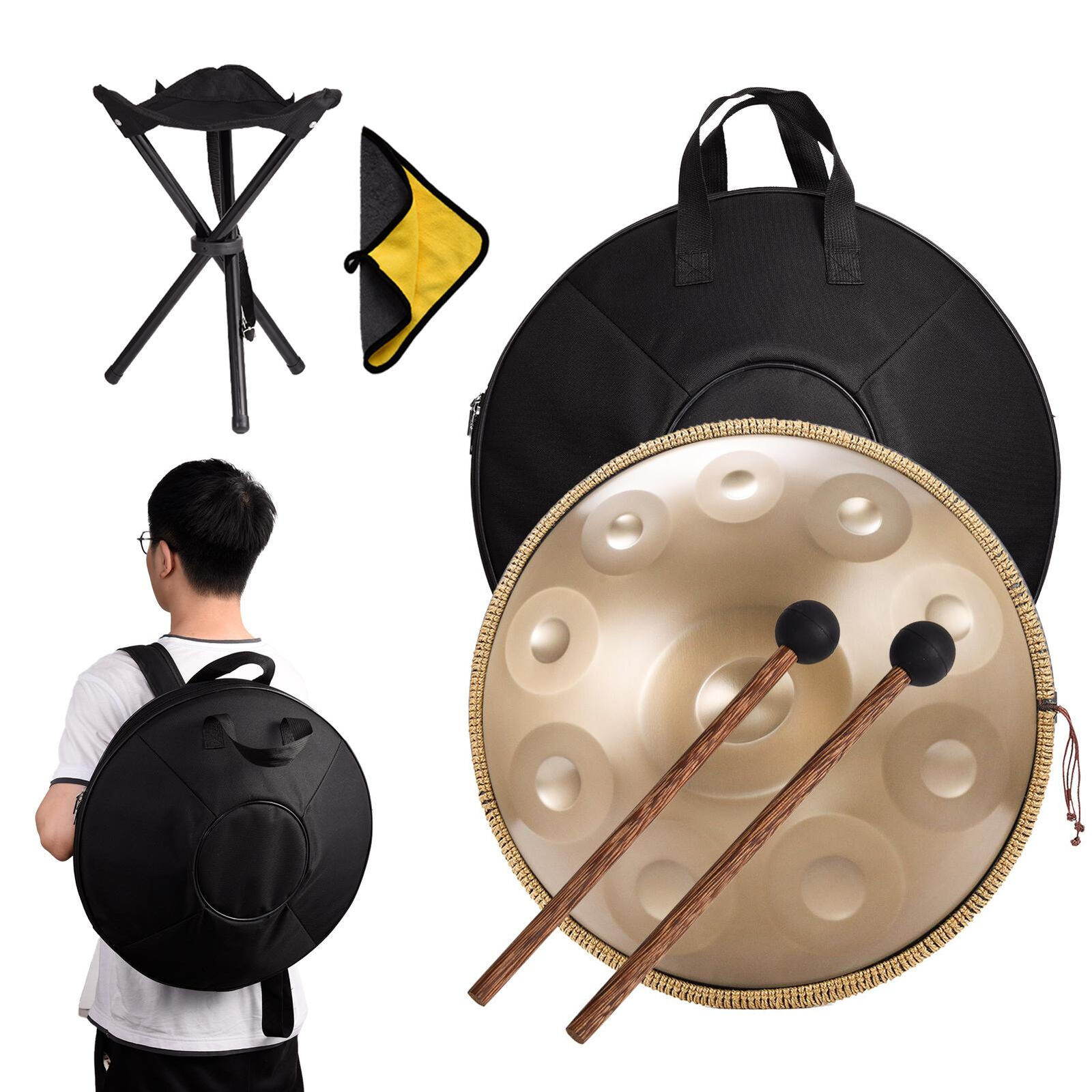 22in D Minor Steel Tongue Drum Handpan Drum