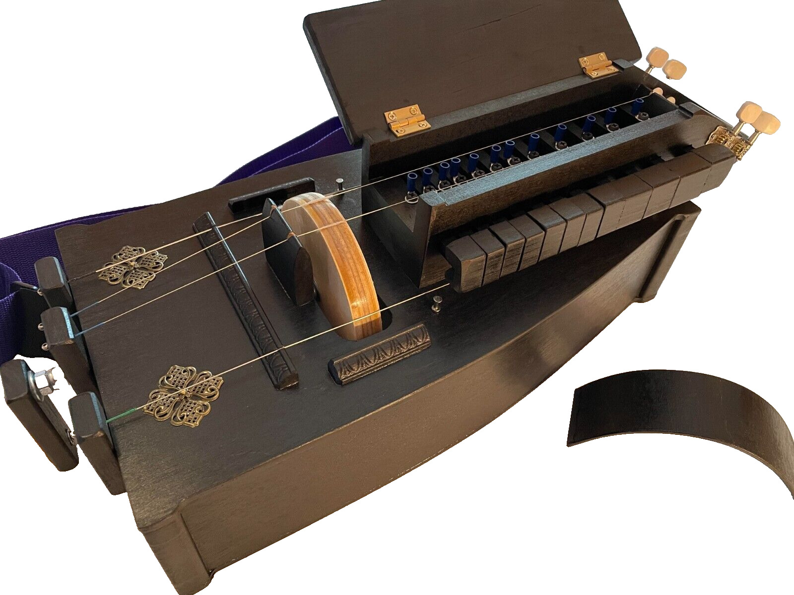 Black Hurdy Gurdy with Bonus Strings Valued at $28