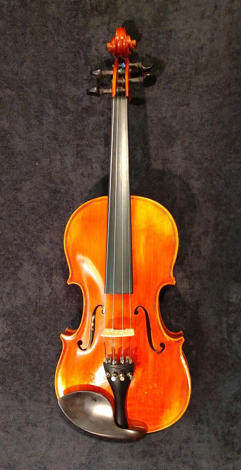 Vintage German Violin with Rare Faux Gator Skin Case