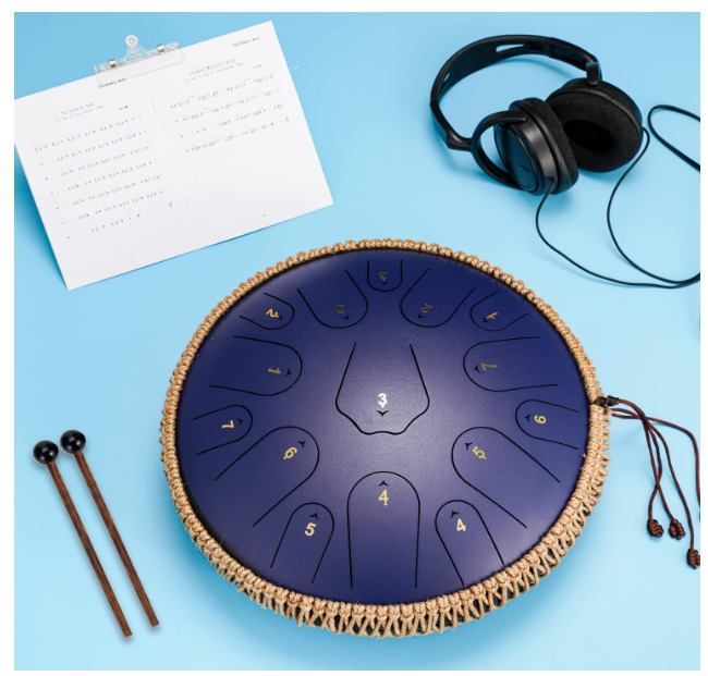 Steel Tongue Drum 15/14 Notes Instrument - Tongue Drums
