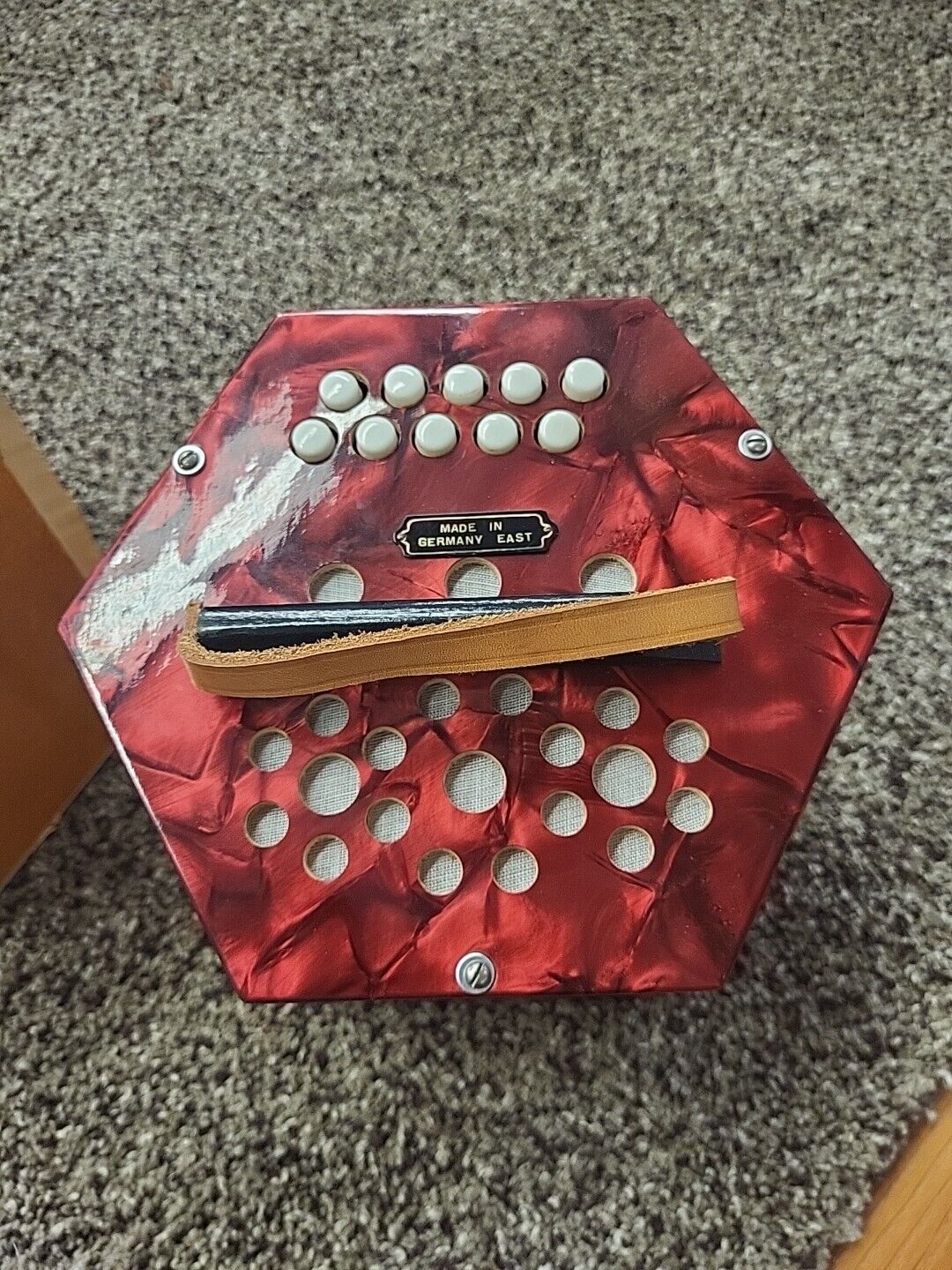 Scholer Concertina CHU100 Vintage Red Pearl - Authentic