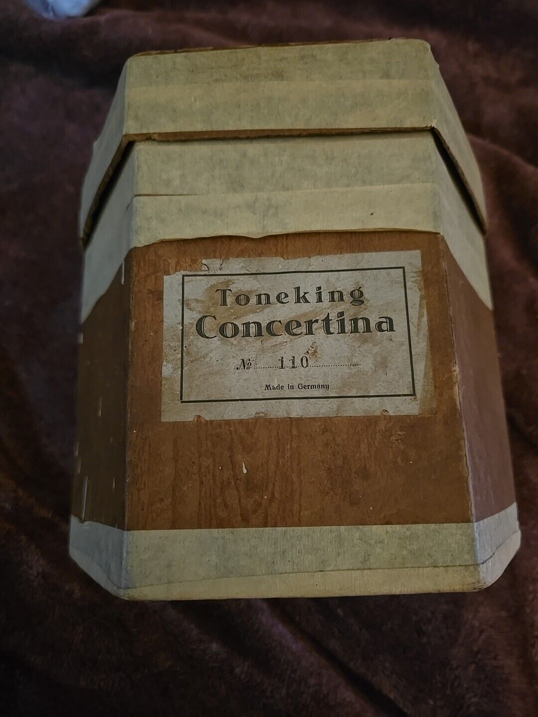 Vintage Toneking Concertina No.110 20 Button - Germany