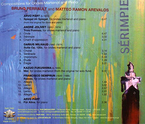 Serempie Dual Use for Ondes Martenot and Piano