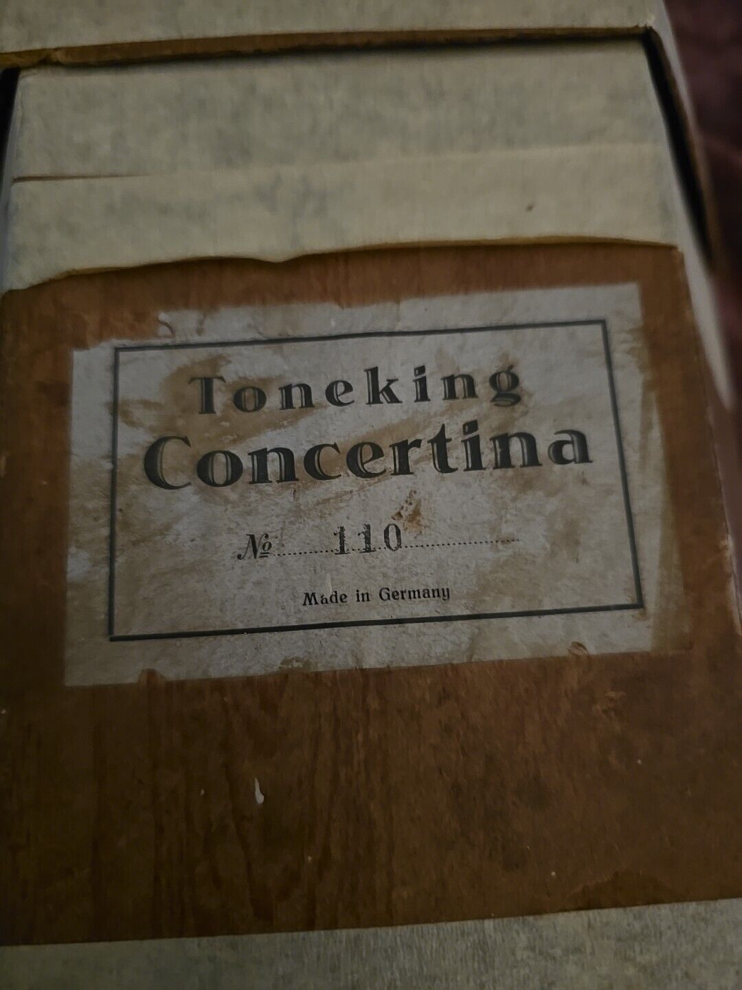 Vintage Toneking Concertina No.110 20 Button - Germany