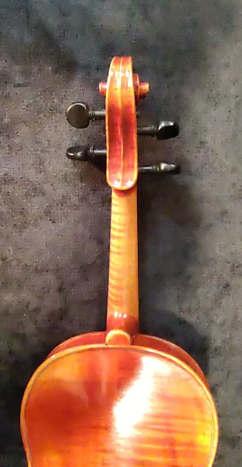Vintage German Violin with Rare Faux Gator Skin Case