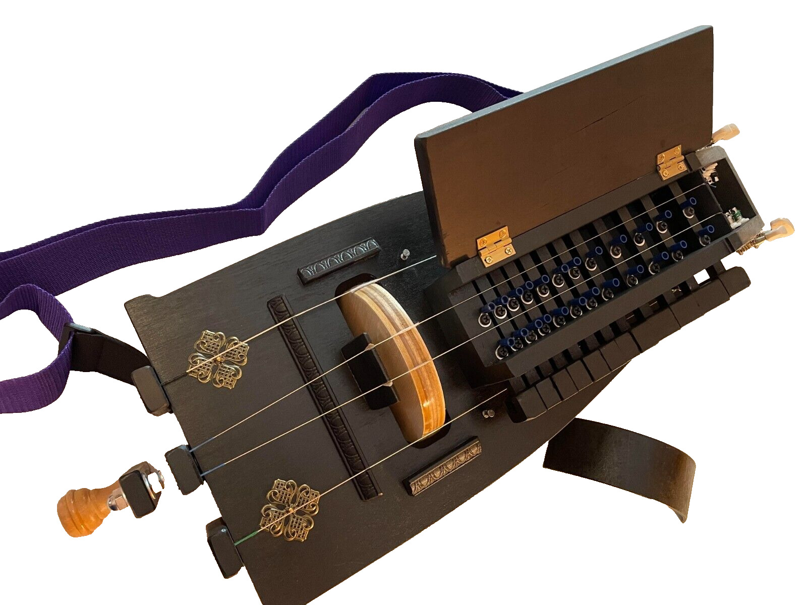 VIP Black Hurdy Gurdy Bundle with Free Extra Strings