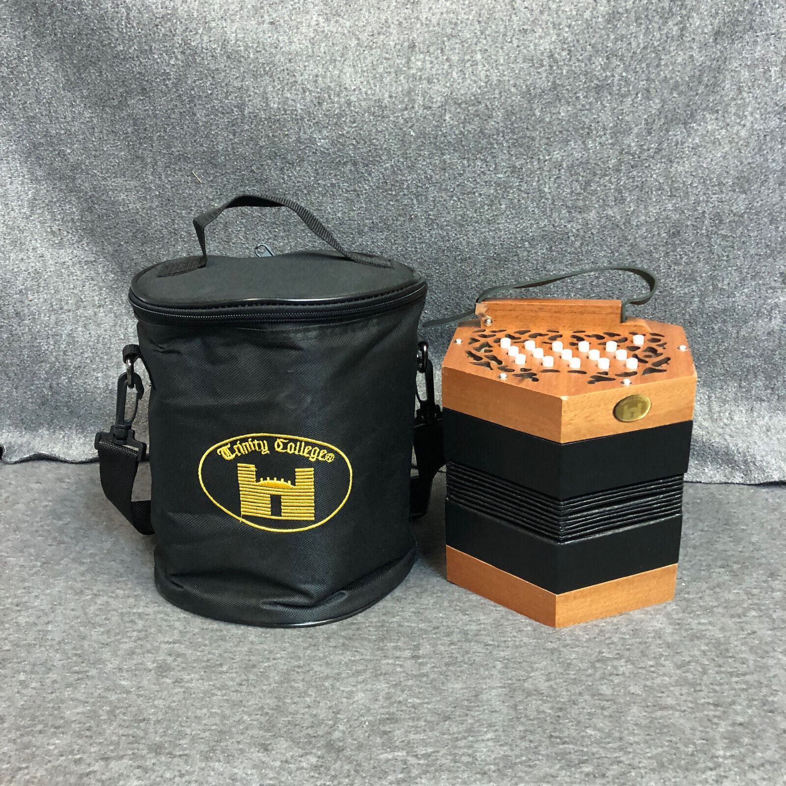 Trinity College AP-1230 Walnut Anglo-Style Concertina with Bag