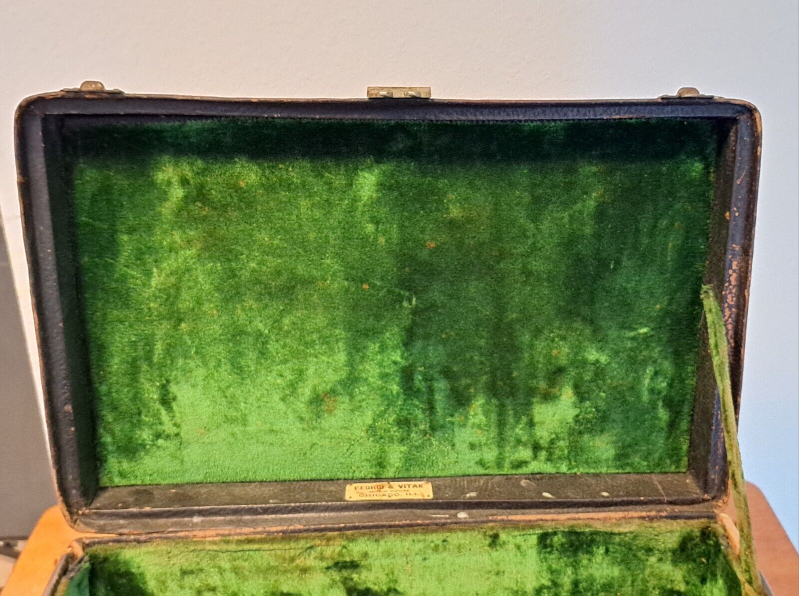 Vintage Georgi & Vitak Chicago Concertina Case Early 1800s