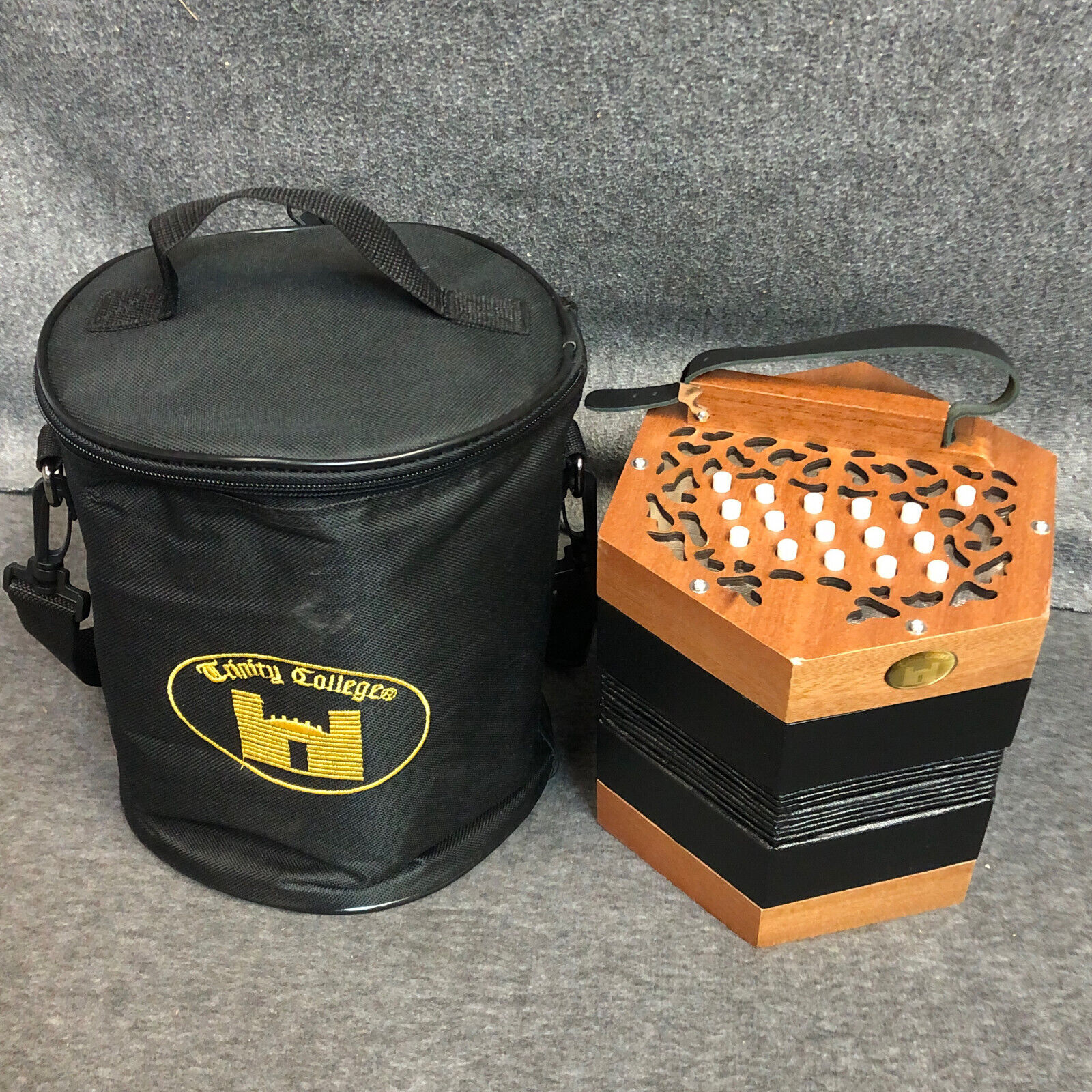 Trinity College AP-1230 Walnut Anglo-Style Concertina with Bag