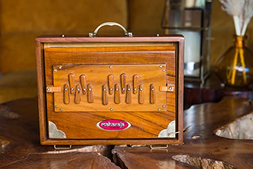 Maharaja Premium Shruti Box - Teak/Brass, Tuned 440