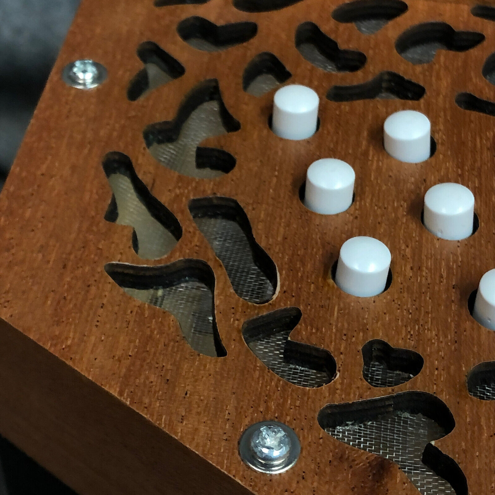 Trinity College AP-1230 Walnut Anglo-Style Concertina with Bag