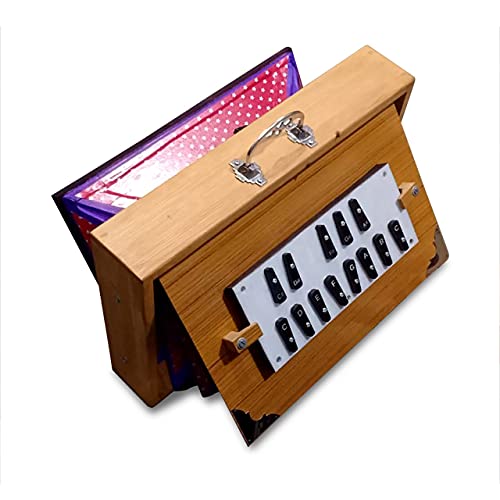 VIP Shruti Box Set, Pure Teak Wood, Natural Color