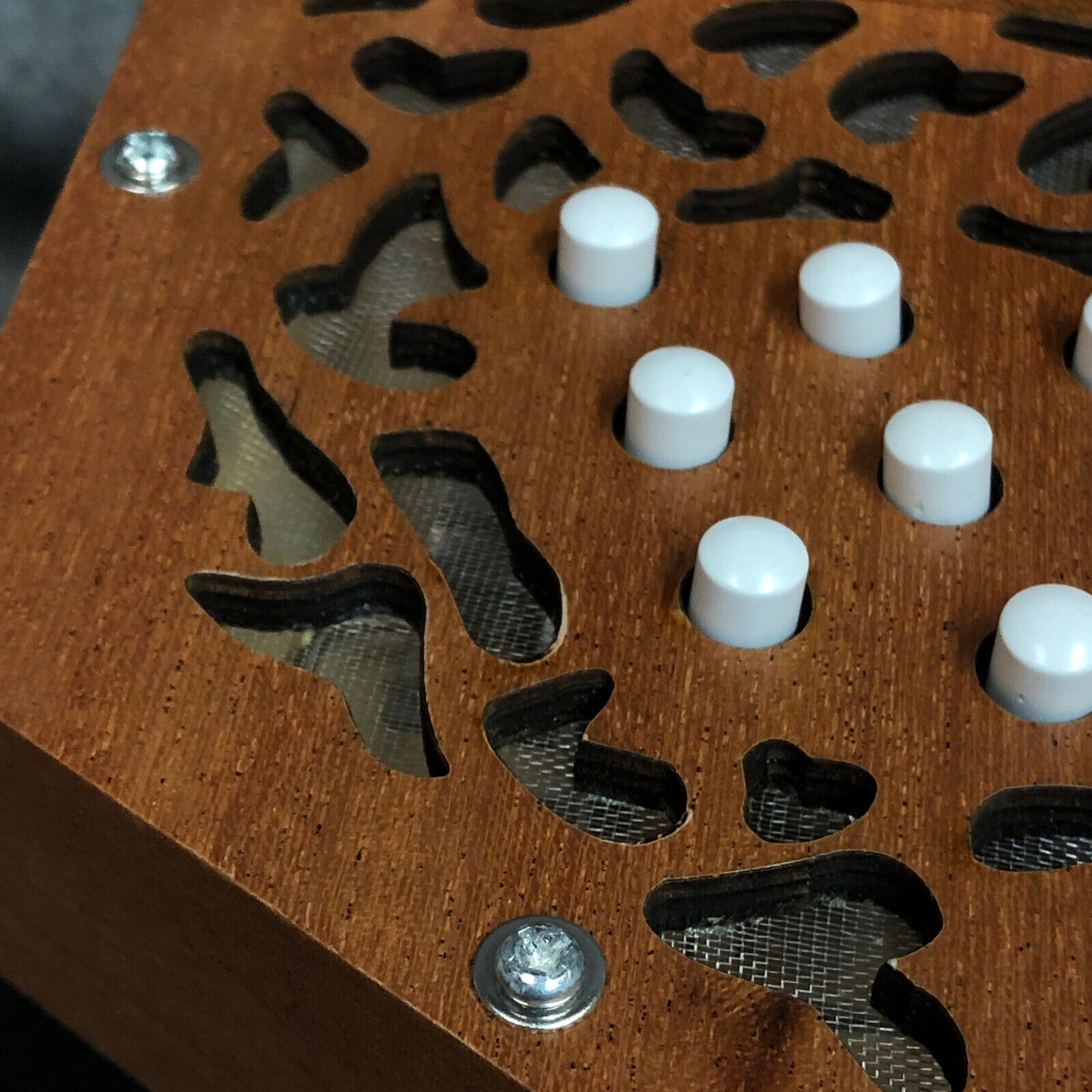 Trinity College AP-1230 Walnut Anglo-Style Concertina with Bag