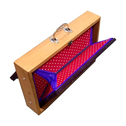 VIP Shruti Box Set, Pure Teak Wood, Natural Color