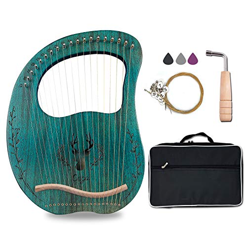 19 Metal Strings Lyre Harp with Bag