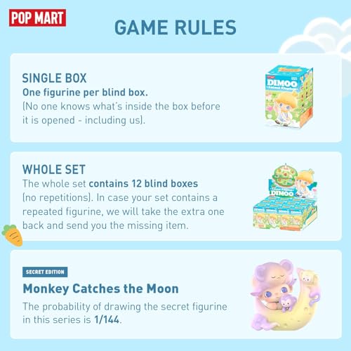 DIMOO Animal Kingdom Series Figures, 12PCs Blind Box