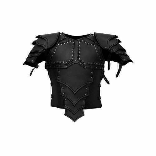 Medieval Leather Viking Body Armor Vest Jacket (XXL)