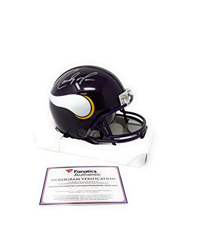 Randy Moss Vikings Signed Mini Helmet - Authentic VIP
