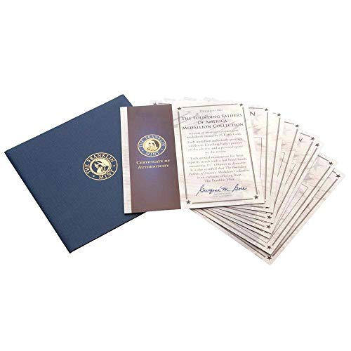 Founding Fathers 24-Karat Gold-Plated Coin Collection Box Set