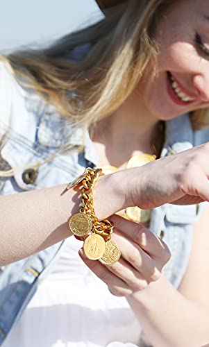 Ben-Amun "Moroccan Coins" Luxury Bracelet for Women