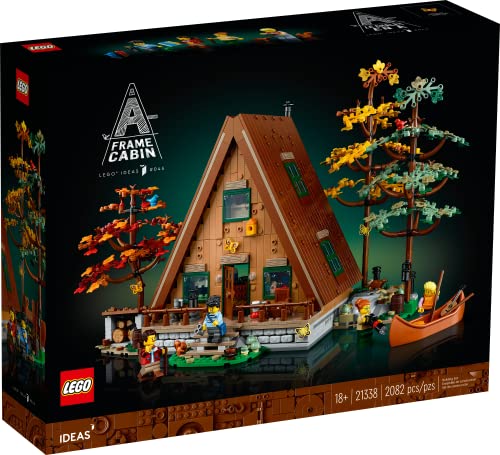 LEGO Ideas A-Frame Cabin 21338 Collectible Display