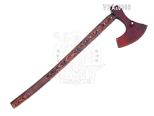 Handmade Viking Two-Handed Berserker Axe with Sheath