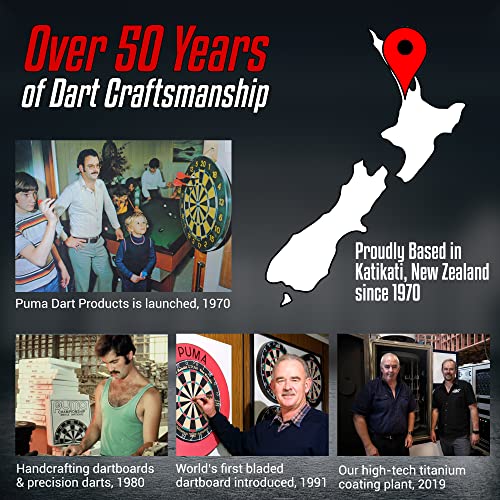 Viking Raven Steel Tip Darts, 90% Tungsten, Handcrafted