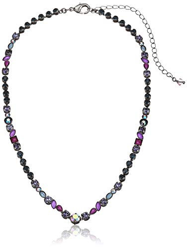Sorrelli Purple Rain Antique Necklace Silver-Tone VIP Shopper