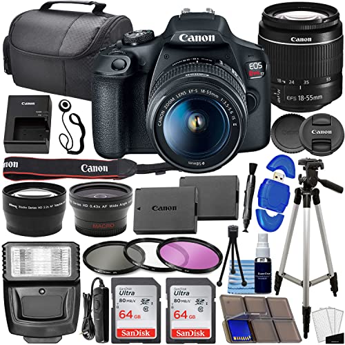 Canon EOS Rebel T7 DSLR Camera Bundle with Accessories