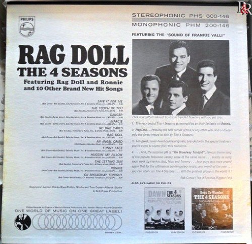 Vintage 1964 Rag Doll - Original Stereo Issue