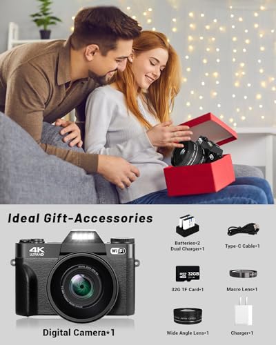 2024 VJIANGER 4K Digital Camera for YouTube VIP