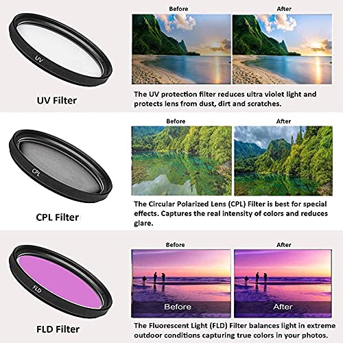 Canon EOS 2000D Rebel T7 Camera Bundle, Black