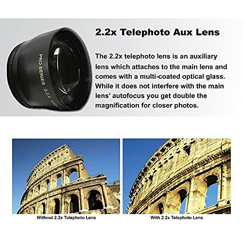 Canon EOS 2000D Rebel T7 Camera Bundle, Black