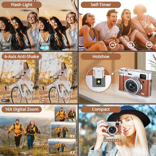 48MP Autofocus Vlogging Camera with Accessories VIP Bundle