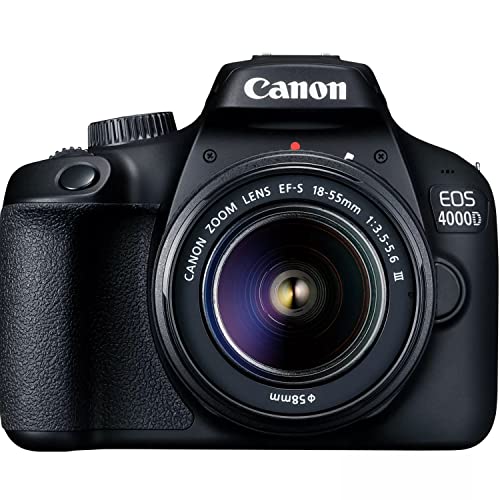 Canon EOS 4000D Camera Bundle with 34 Accessories