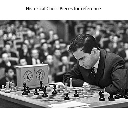 Vintage Soviet Chess Set Reproduction, Double Weighted Pieces