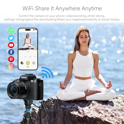 Saneen Digital Camera for Vlogging and Photography